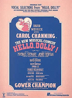Hello Dolly! Piano-Vocal Selections Songbook