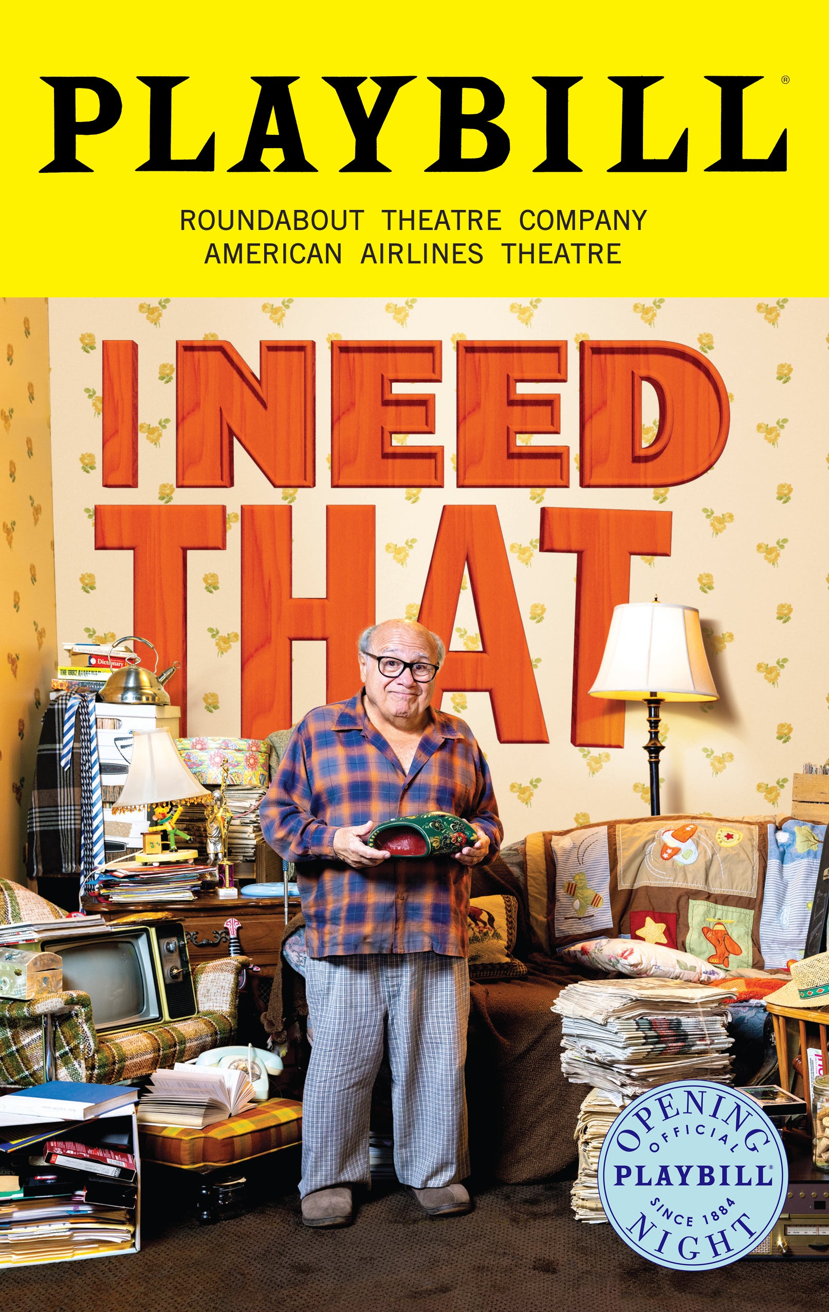 I Need That Limited Edition Official Opening Night Playbill