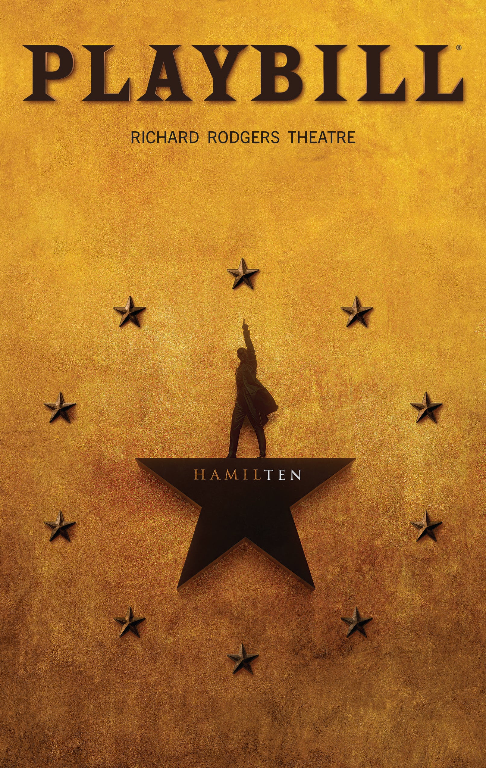 Hamilton August 2025 10th Anniversary Limited Edition Playbill