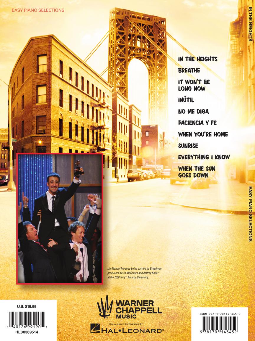 In the Heights Easy Piano Selections