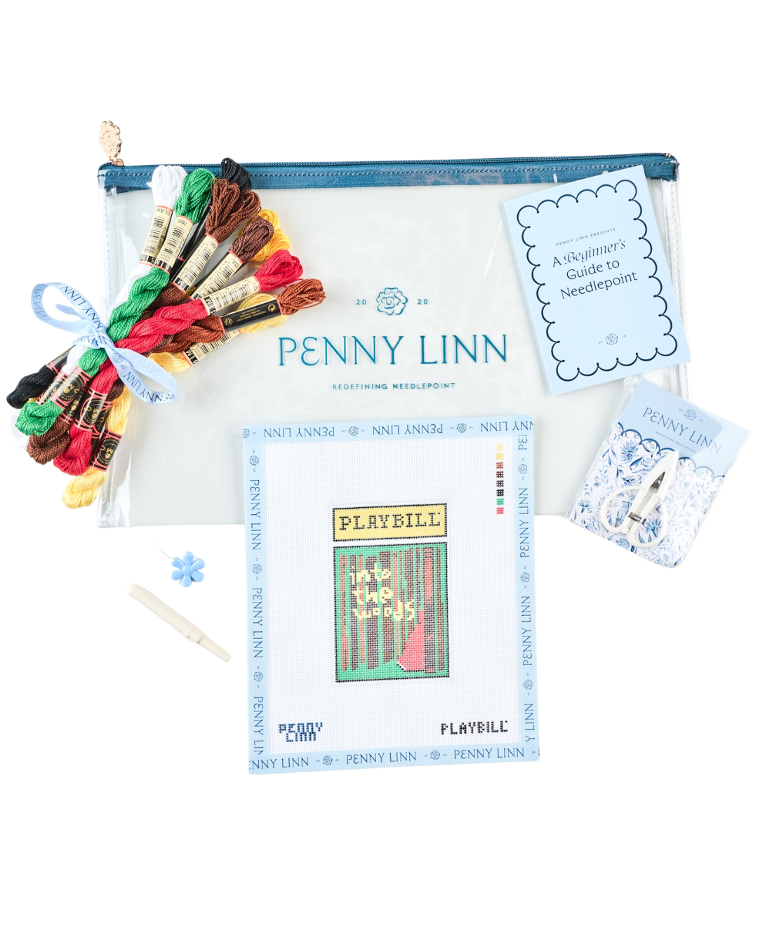 Into the Woods Small-Sized Playbill - Penny Linn Needlepoint Canvas Kit