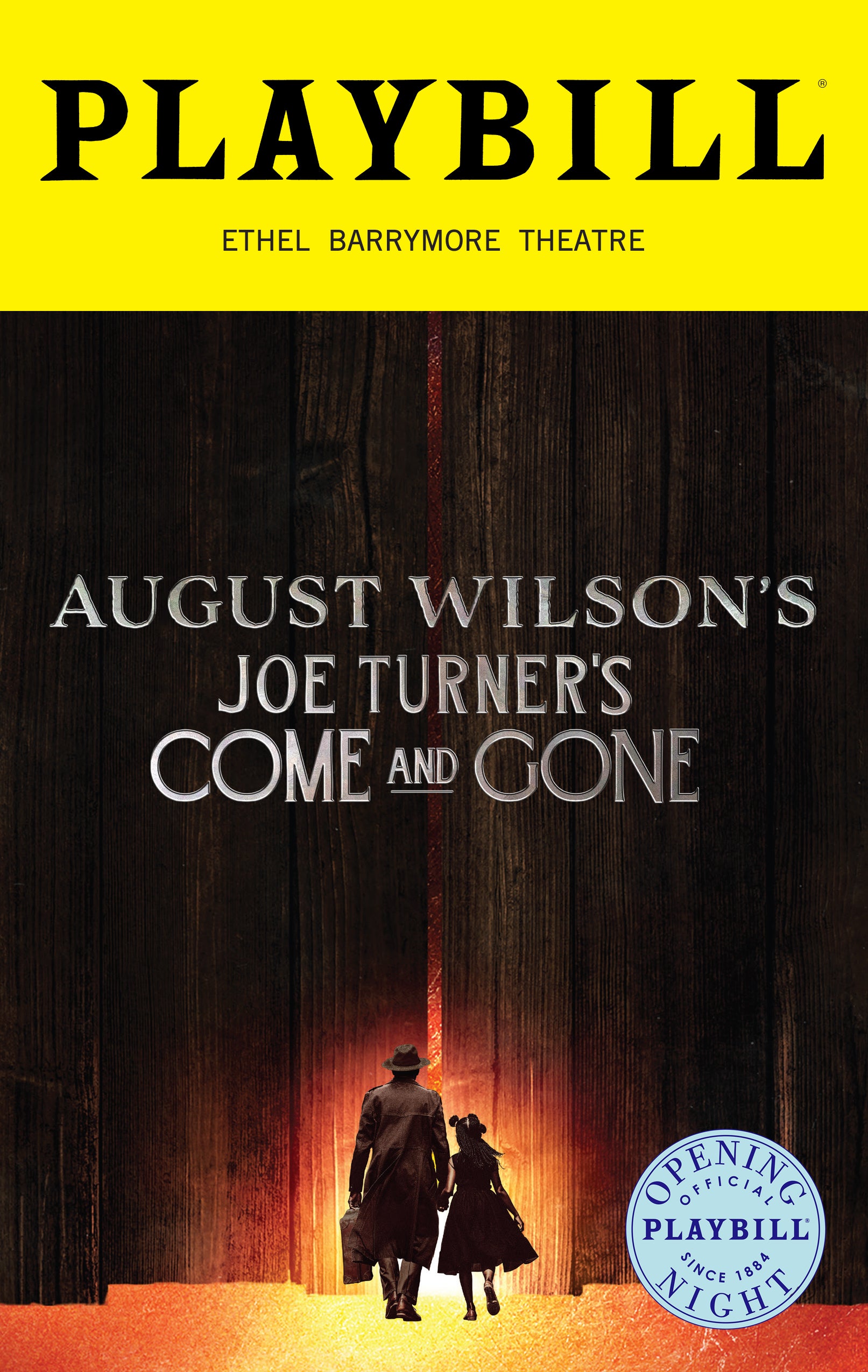 Joe Turner's Come and Gone 2026 Revival Limited Edition Official Opening Night Playbill