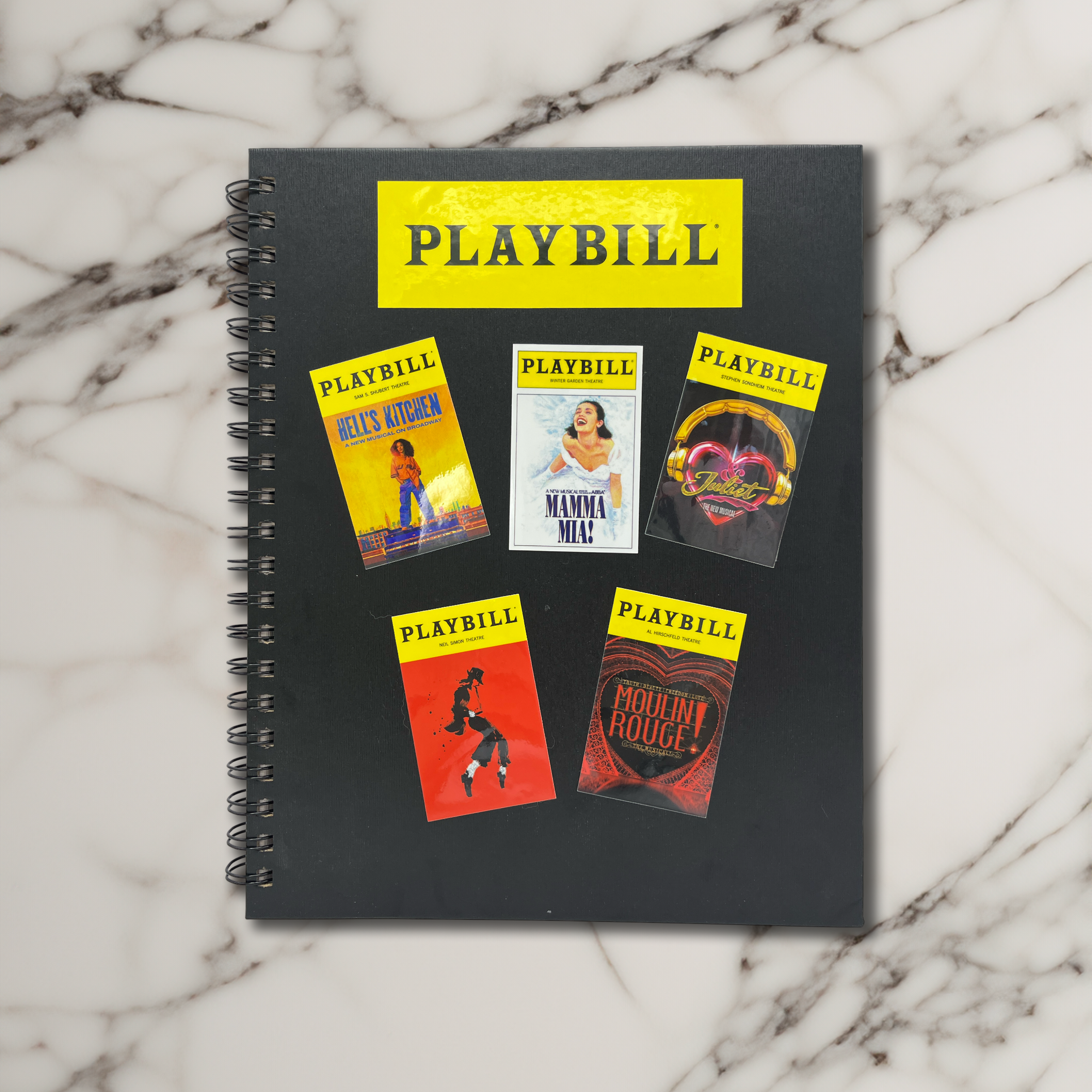 Disney On Broadway Sticker Pack of Playbill Covers