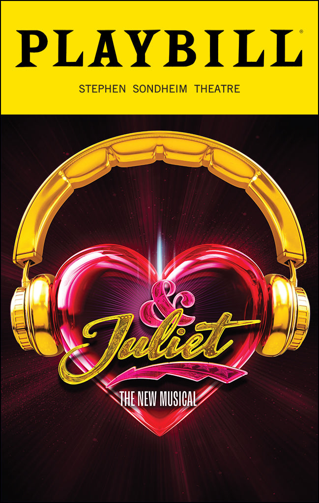 & Juliet Limited Edition Official Opening Night Playbill