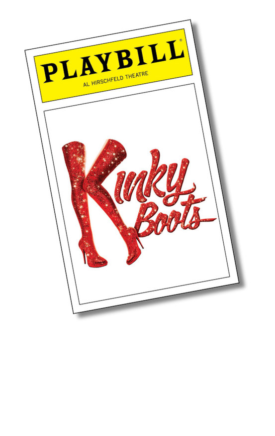 Kinky Boots Playbill Sticker