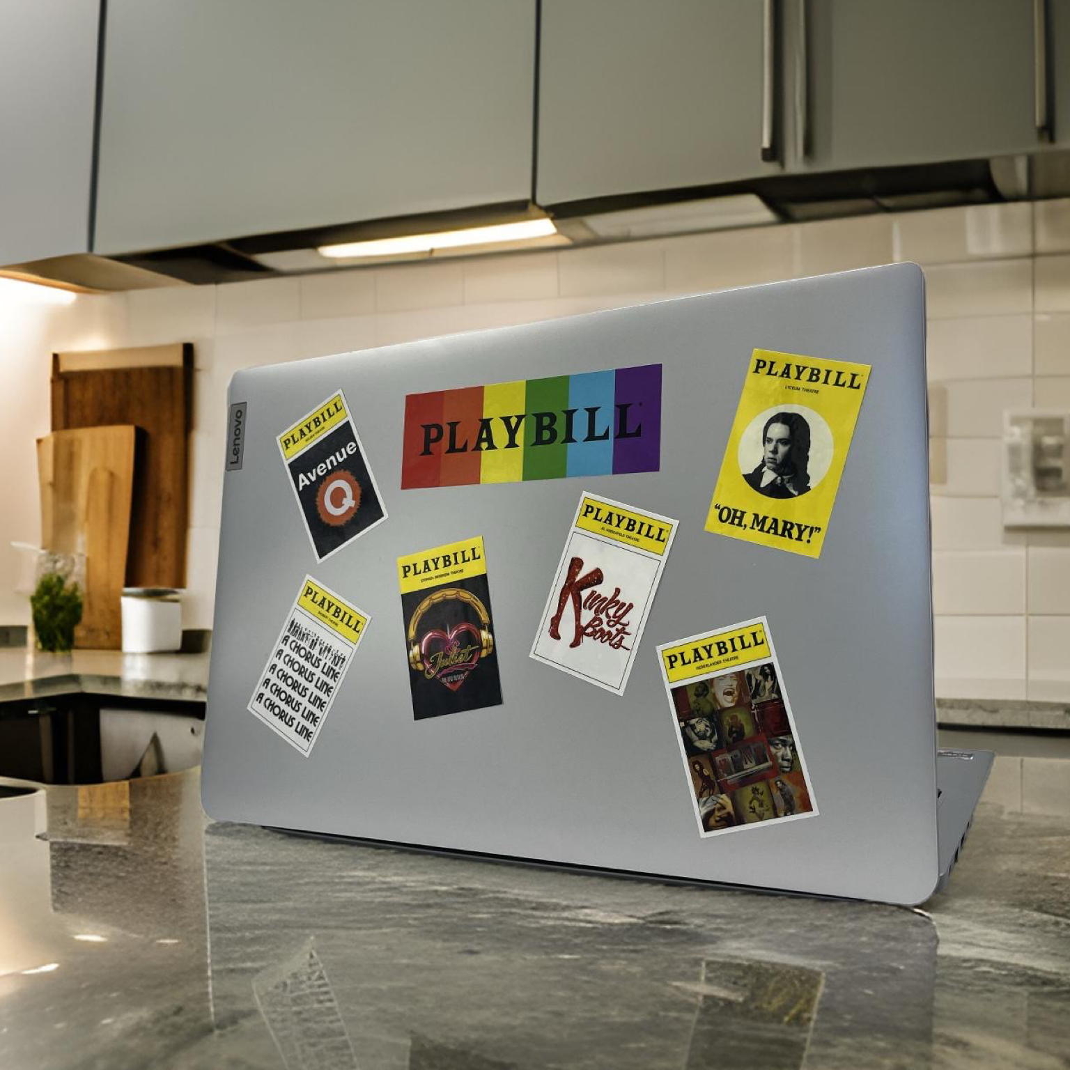 LGBTQ+  Sticker Pack of Playbill Covers