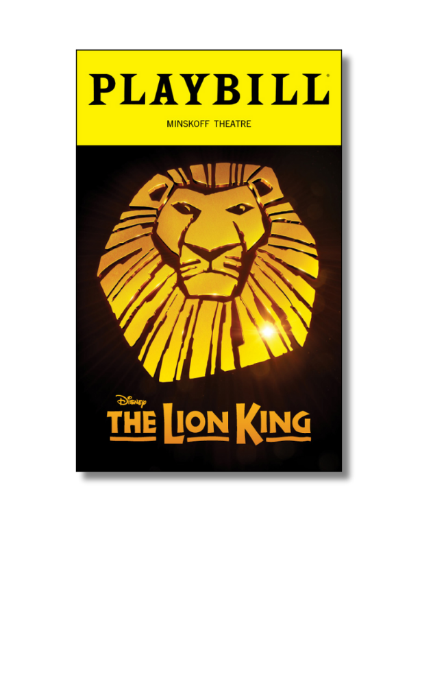 The Lion King Playbill Sticker