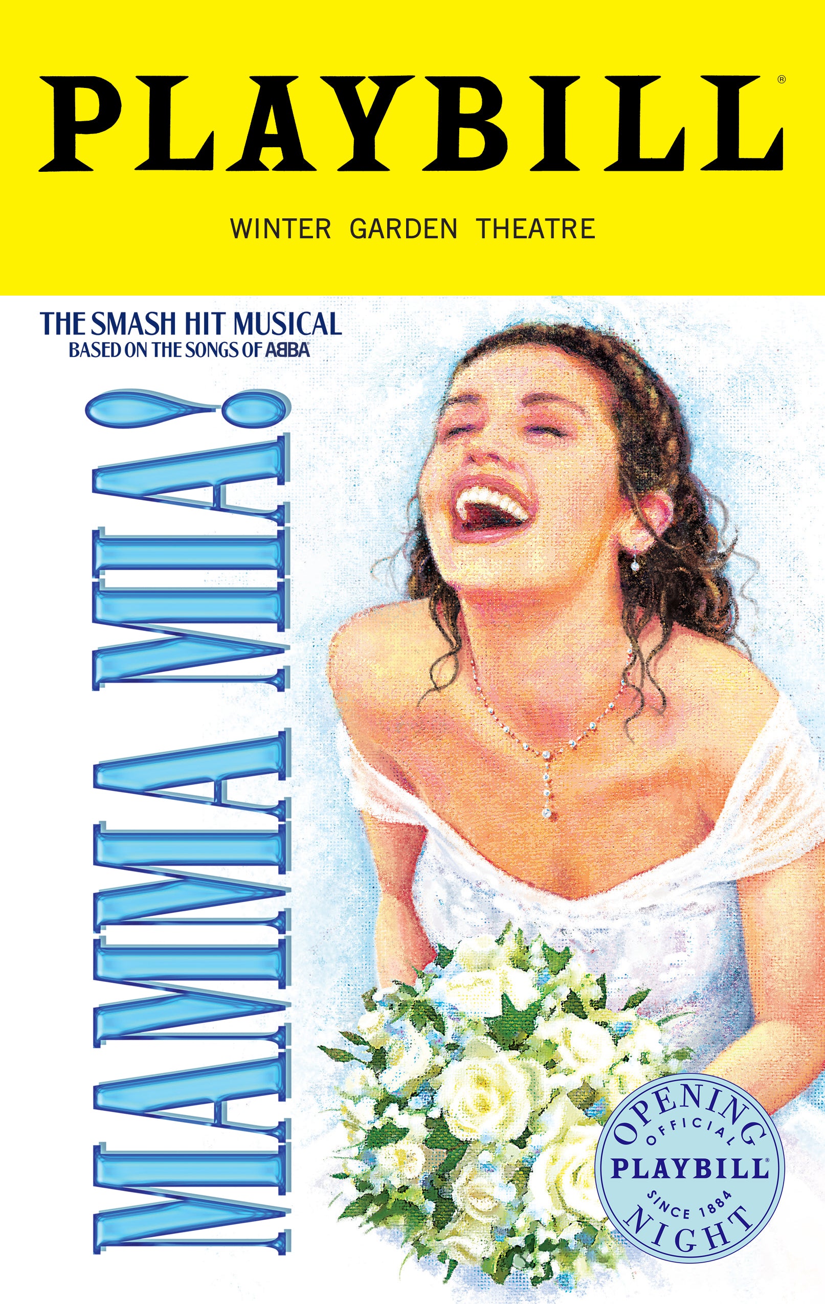 Mamma Mia! Broadway 2025 Limited Edition Official Opening Night Playbill
