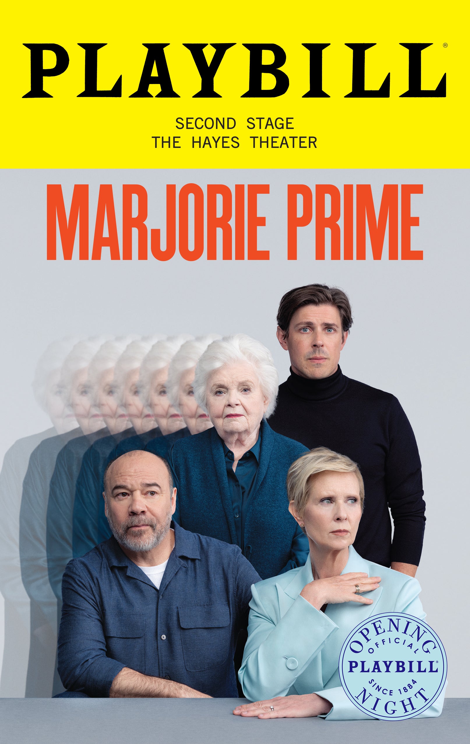 Marjorie Prime Limited Edition Official Opening Night Playbill