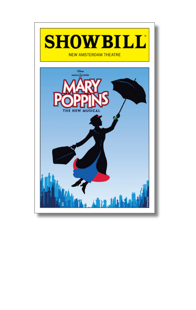 Mary Poppins Playbill Sticker