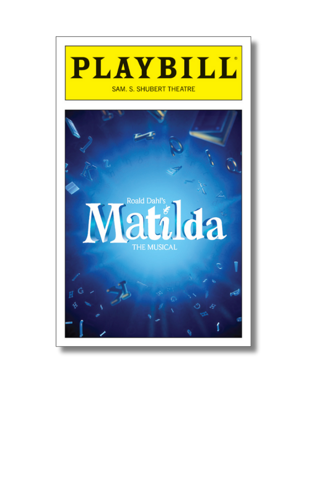 Matilda Playbill Sticker