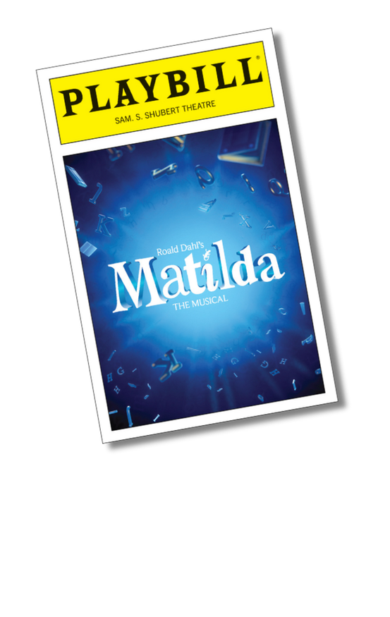 Matilda Playbill Sticker