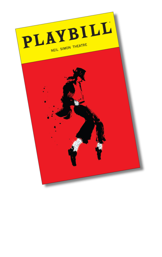 MJ the Musical Playbill Sticker