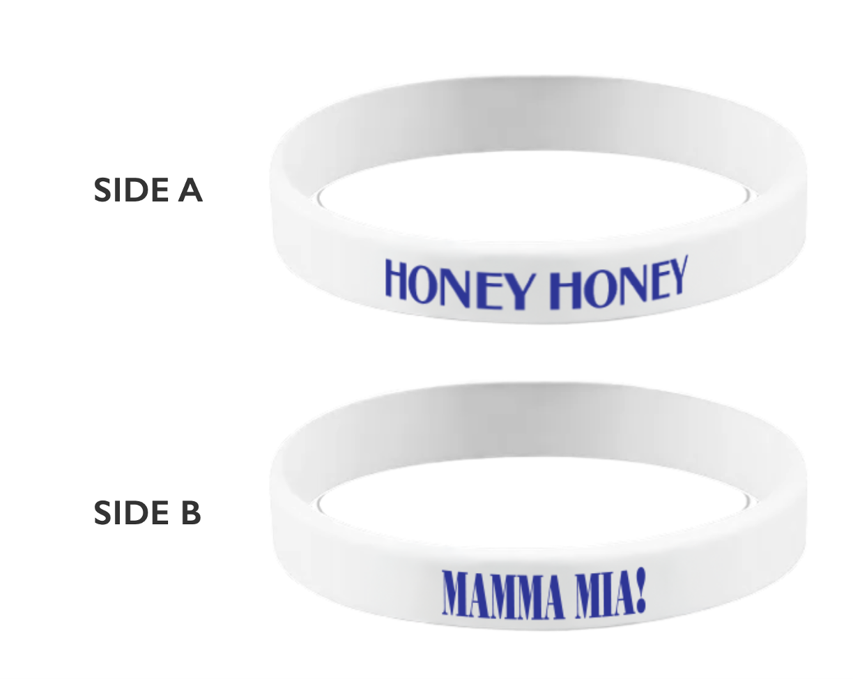Mamma Mia! Broadway 2025 Silicone Wristband Set