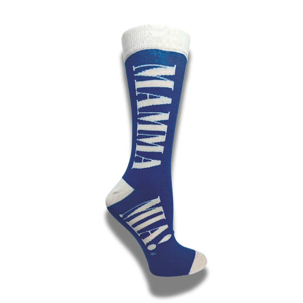 Mamma Mia! Broadway 2025 Logo Socks