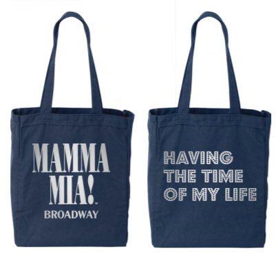 Mamma Mia! Broadway 2025 Tote Bag - Blue