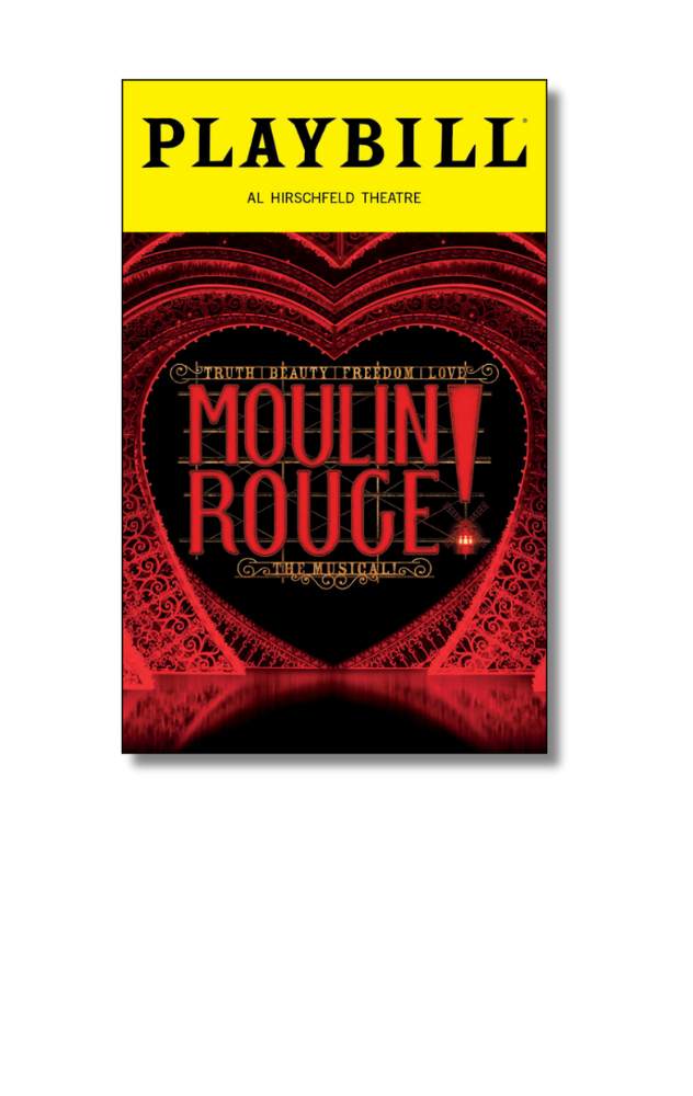 Moulin Rouge Playbill Sticker