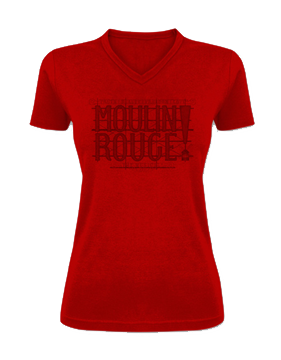 Moulin Rouge! the Broadway Musical Ladies Fitted T-Shirt