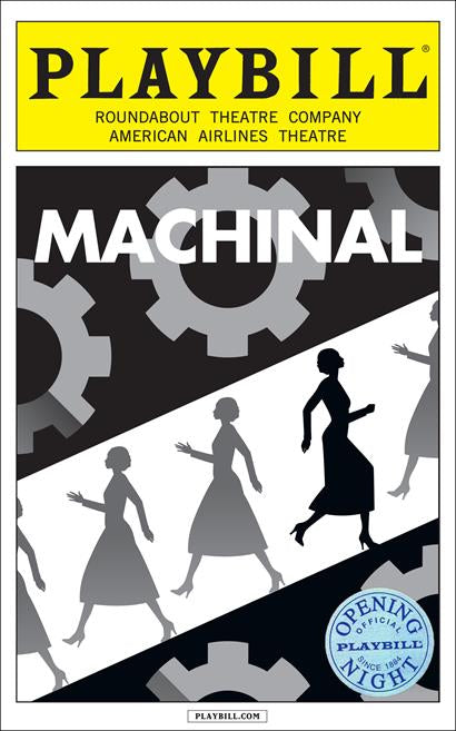 Machinal Limited Edition Opening Night Playbill