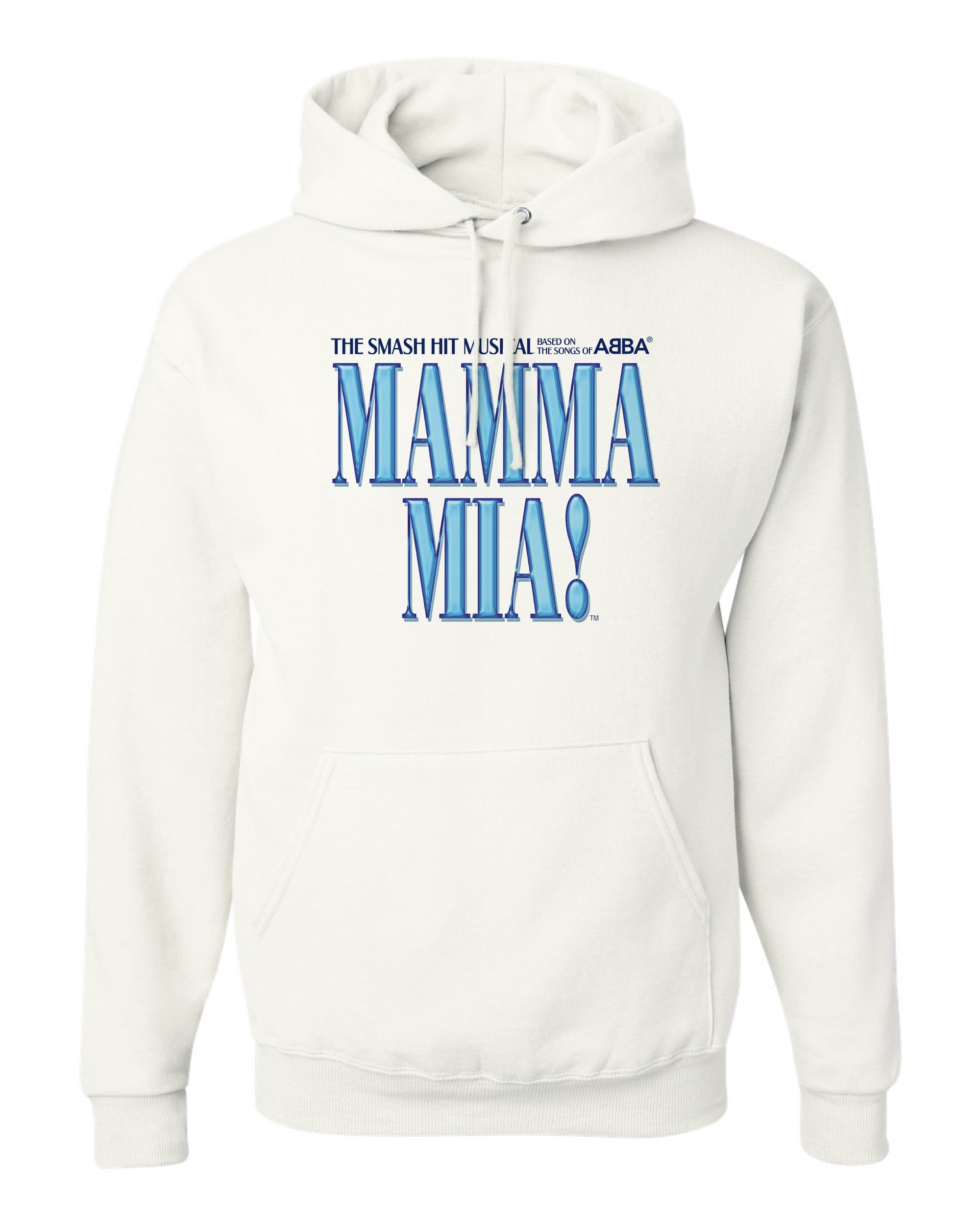 Mamma Mia! Broadway 2025 Logo Hoodie - White
