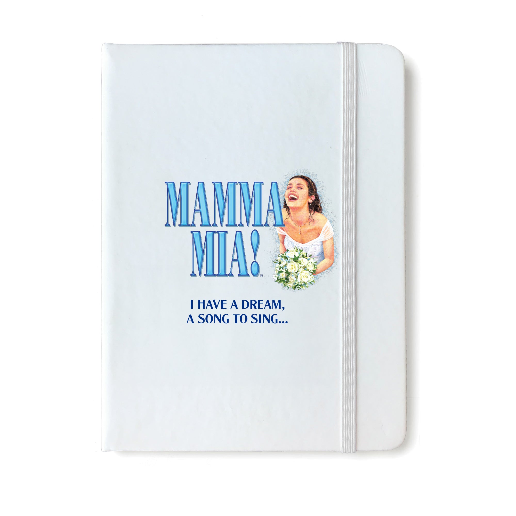 Mamma Mia! Broadway 2025 Journal - White