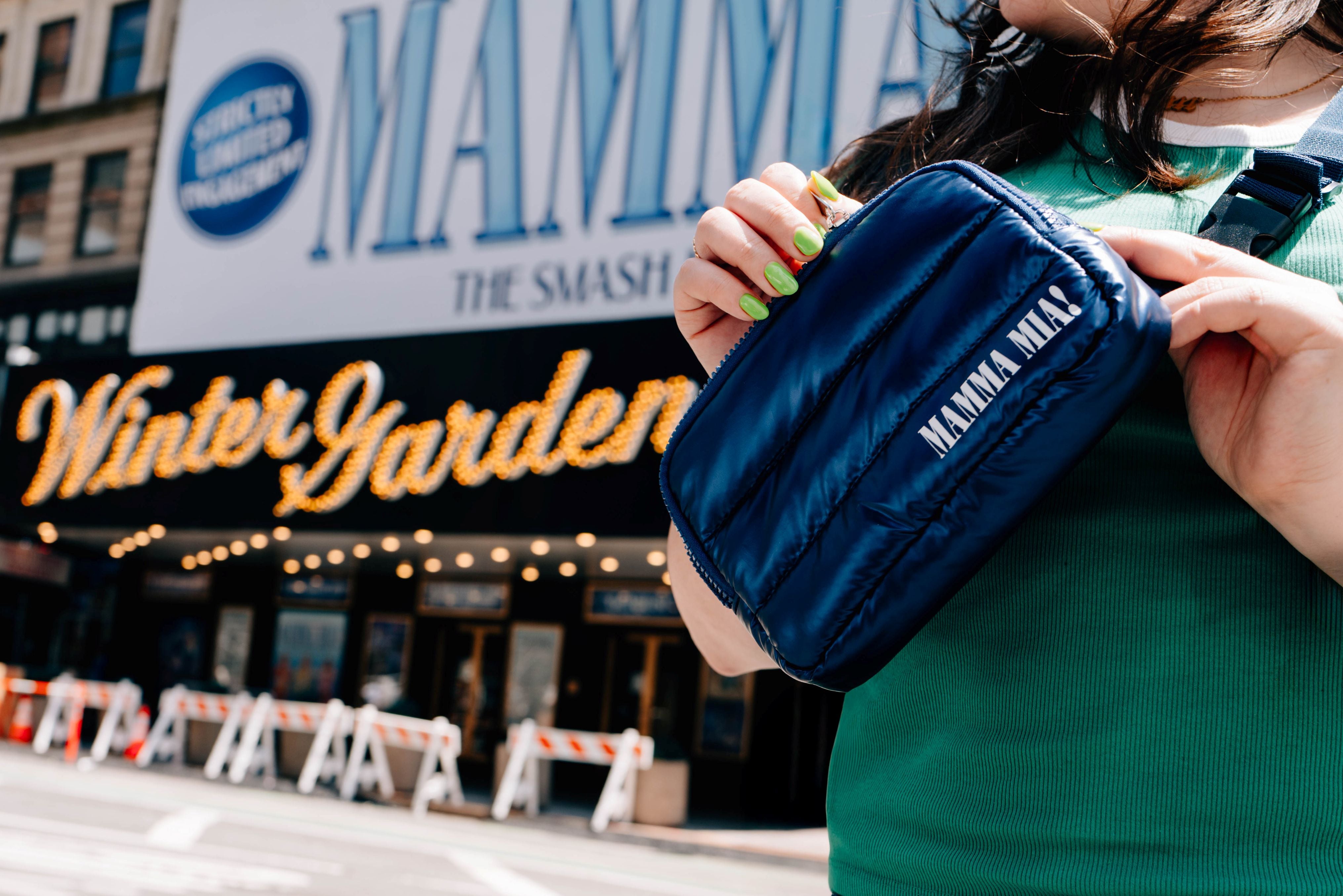 Mamma Mia! Broadway 2025 Puffer Crossbody Bag