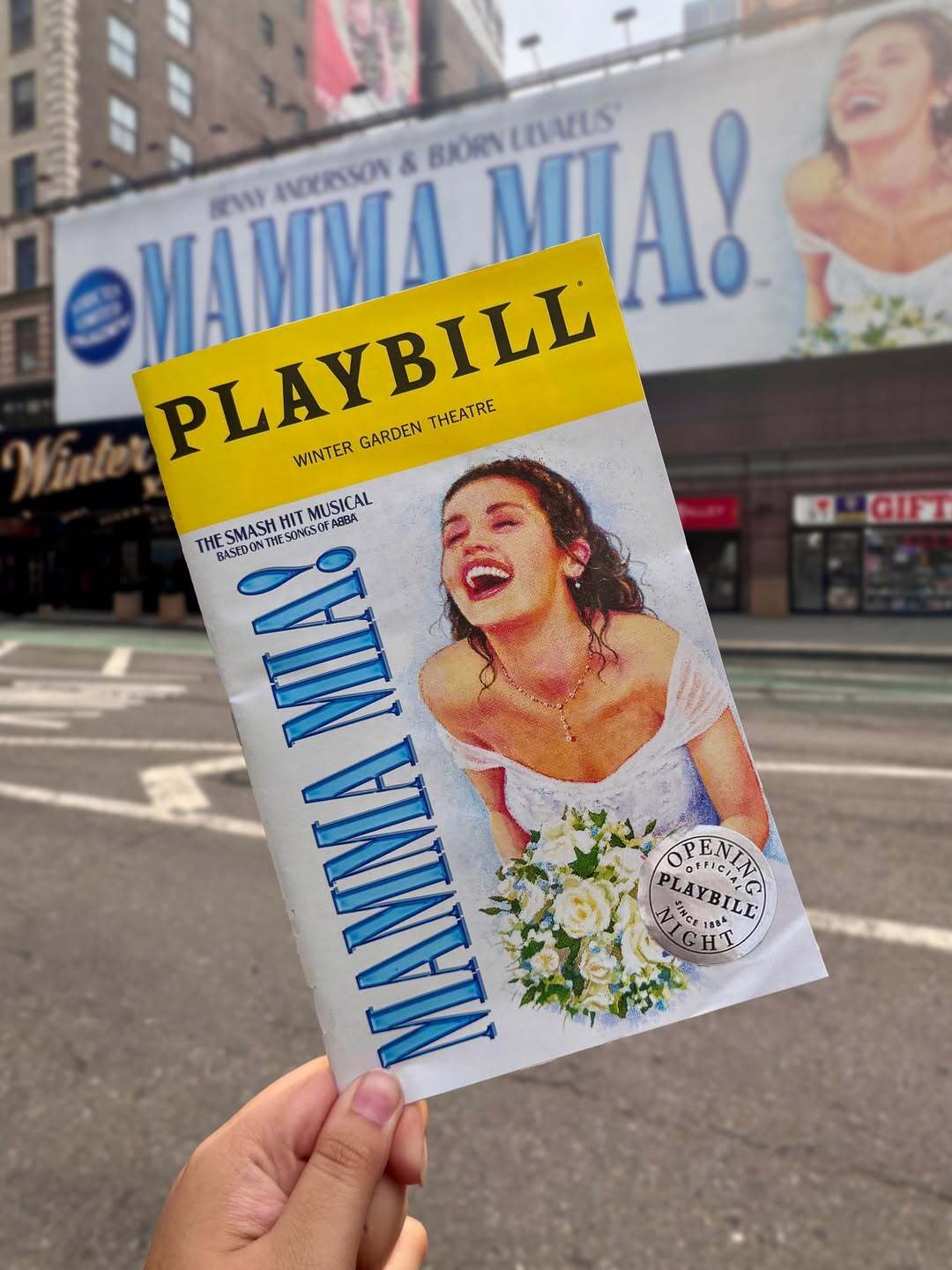 Mamma Mia! Broadway 2025 Limited Edition Official Opening Night Playbill