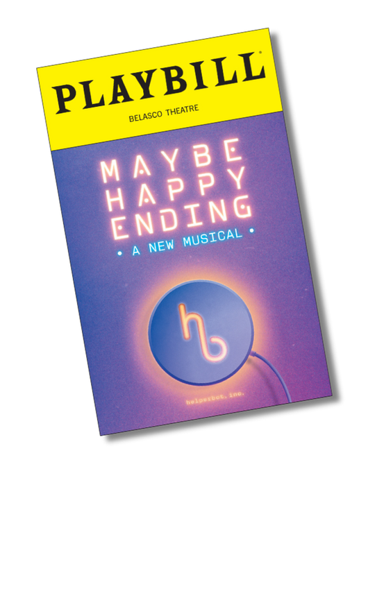 Maybe Happy Ending Playbill Sticker