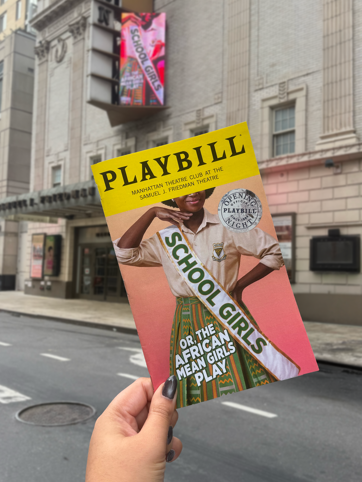 School Girls; Or, The African Mean Girls Play Limited Edition Official Opening Night Playbill