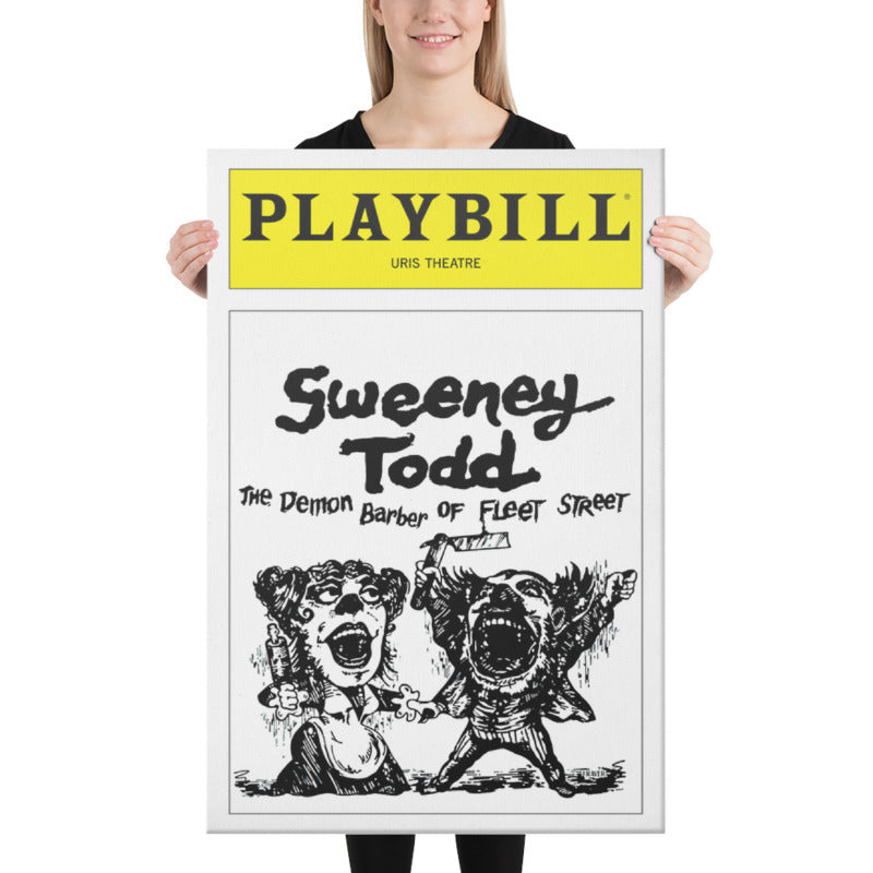 Playbill® Sweeney Todd Canvas