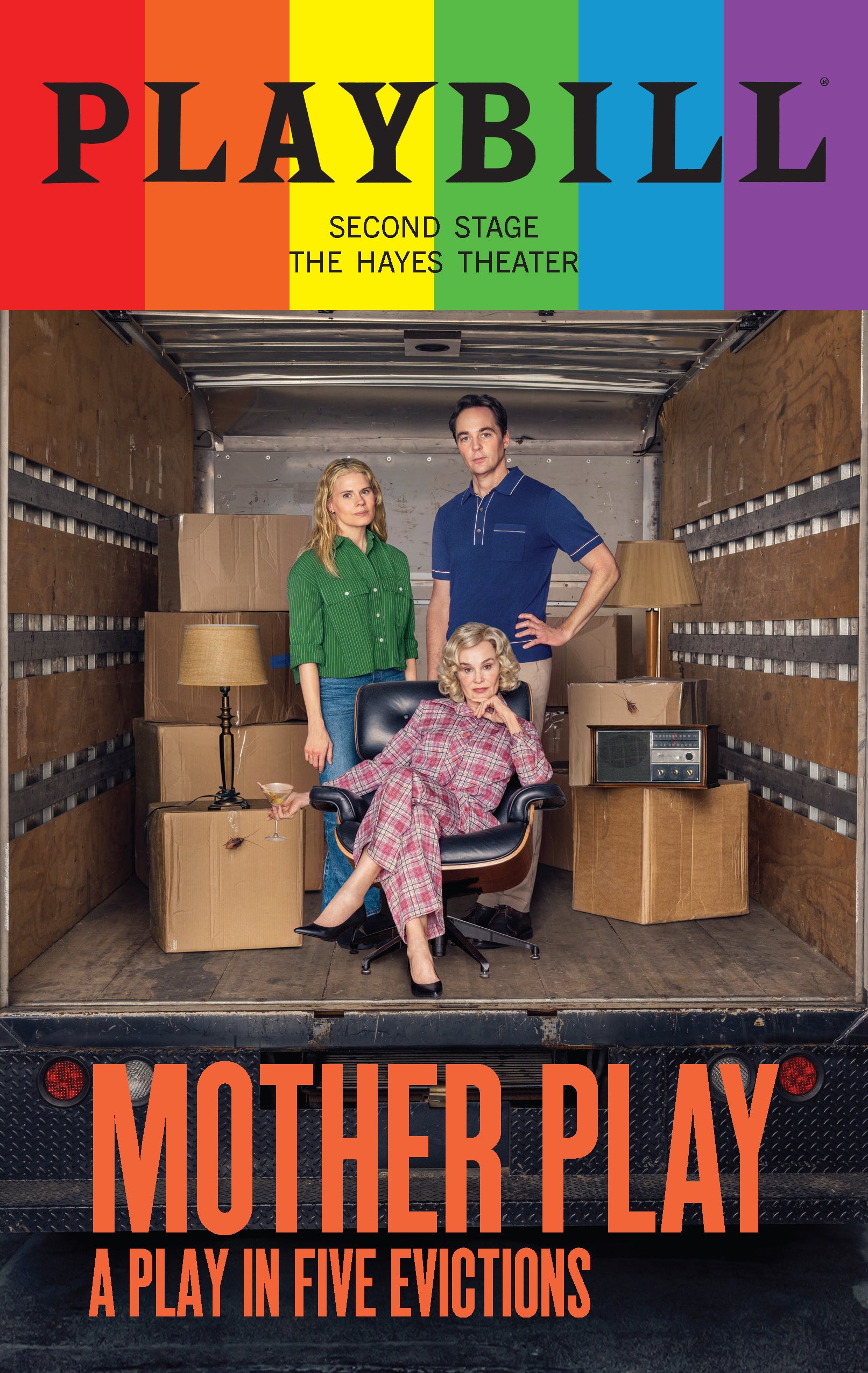 Mother Play Playbill with Limited Edition 2024 Rainbow Pride Logo