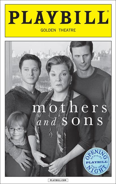 Mothers and Sons Official Opening Night Playbill