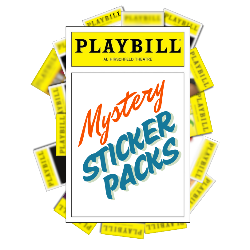 Mystery Pack of Playbill Cover Stickers