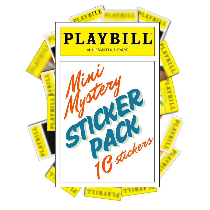 Mystery Pack of Playbill Cover Stickers