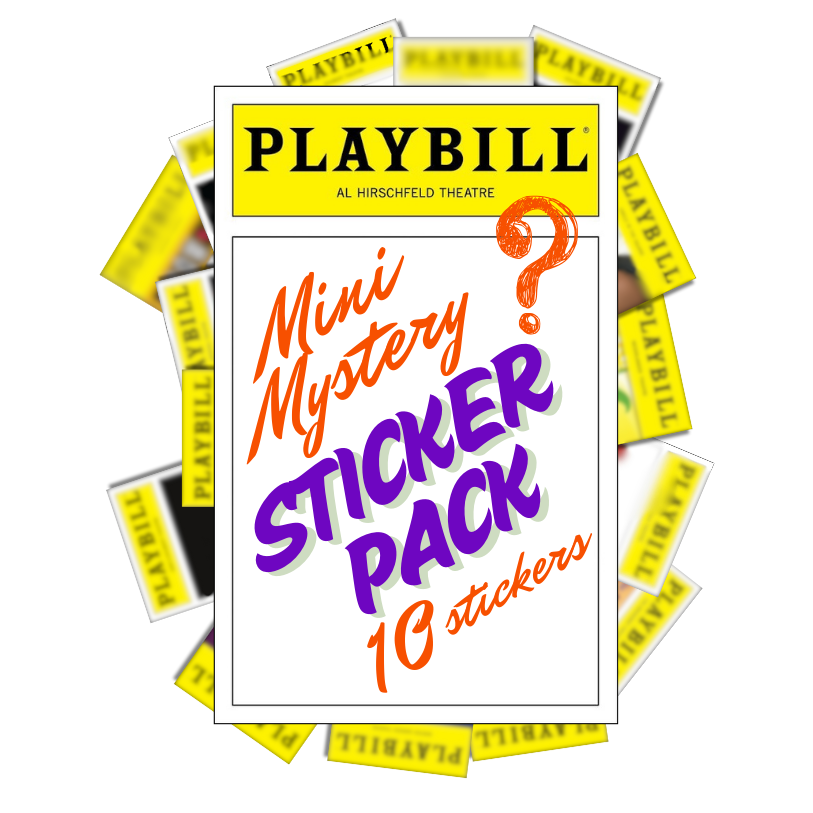 Mystery Sticker Pack of Playbill Covers