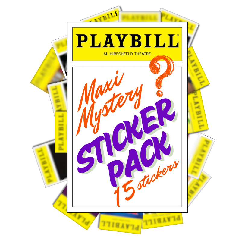 Mystery Sticker Pack of Playbill Covers