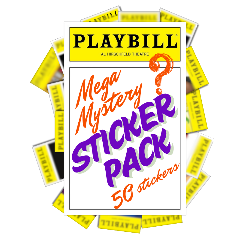 Mystery Sticker Pack of Playbill Covers