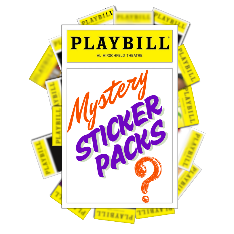 Mystery Sticker Pack of Playbill Covers