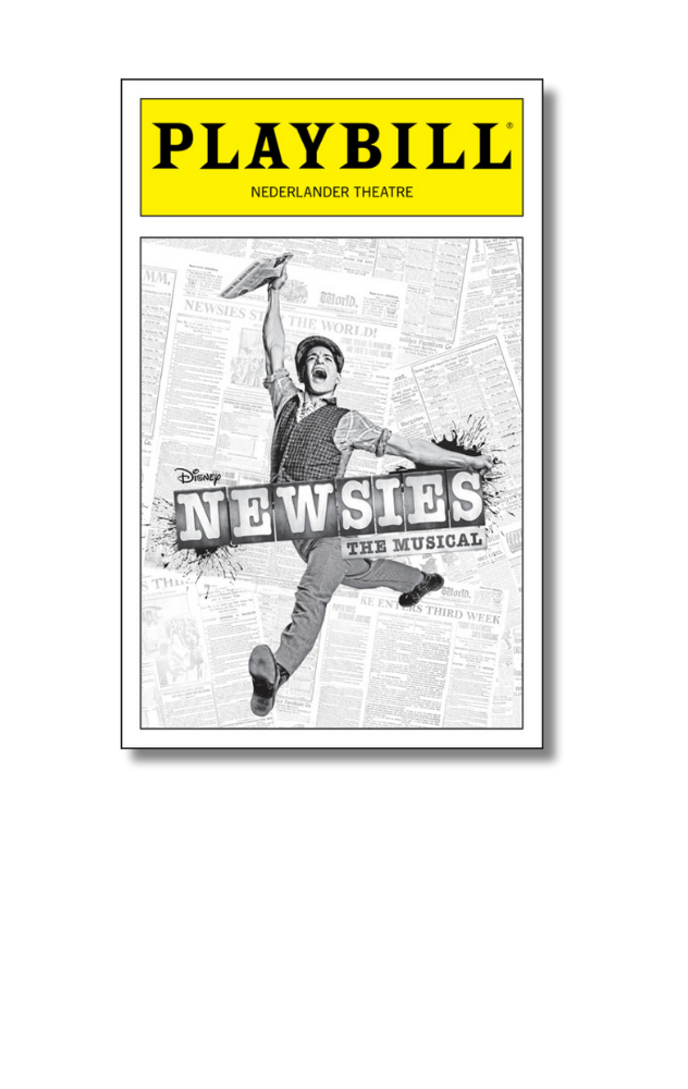 Newsies Playbill Sticker