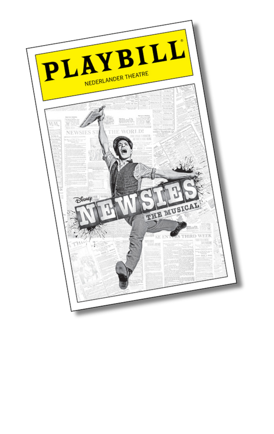 Newsies Playbill Sticker