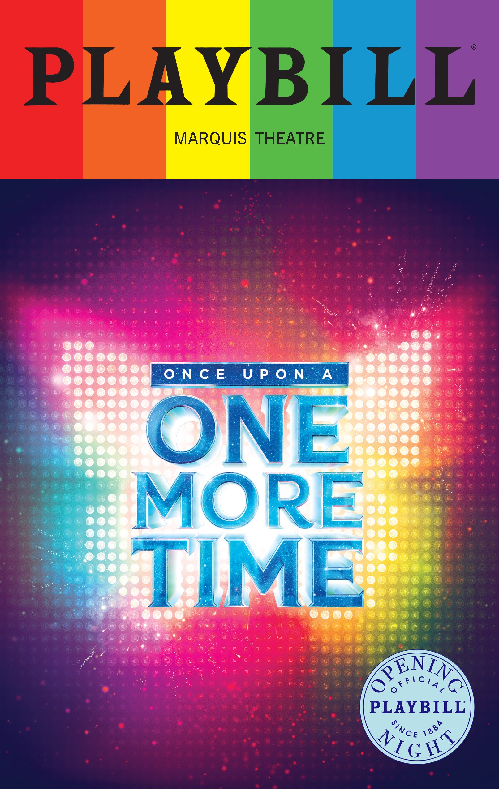 Once Upon a One More Time Limited Edition Official Opening Night Playbill