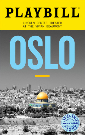 Oslo the Broadway Play Limited Edition Official Opening Night Playbill