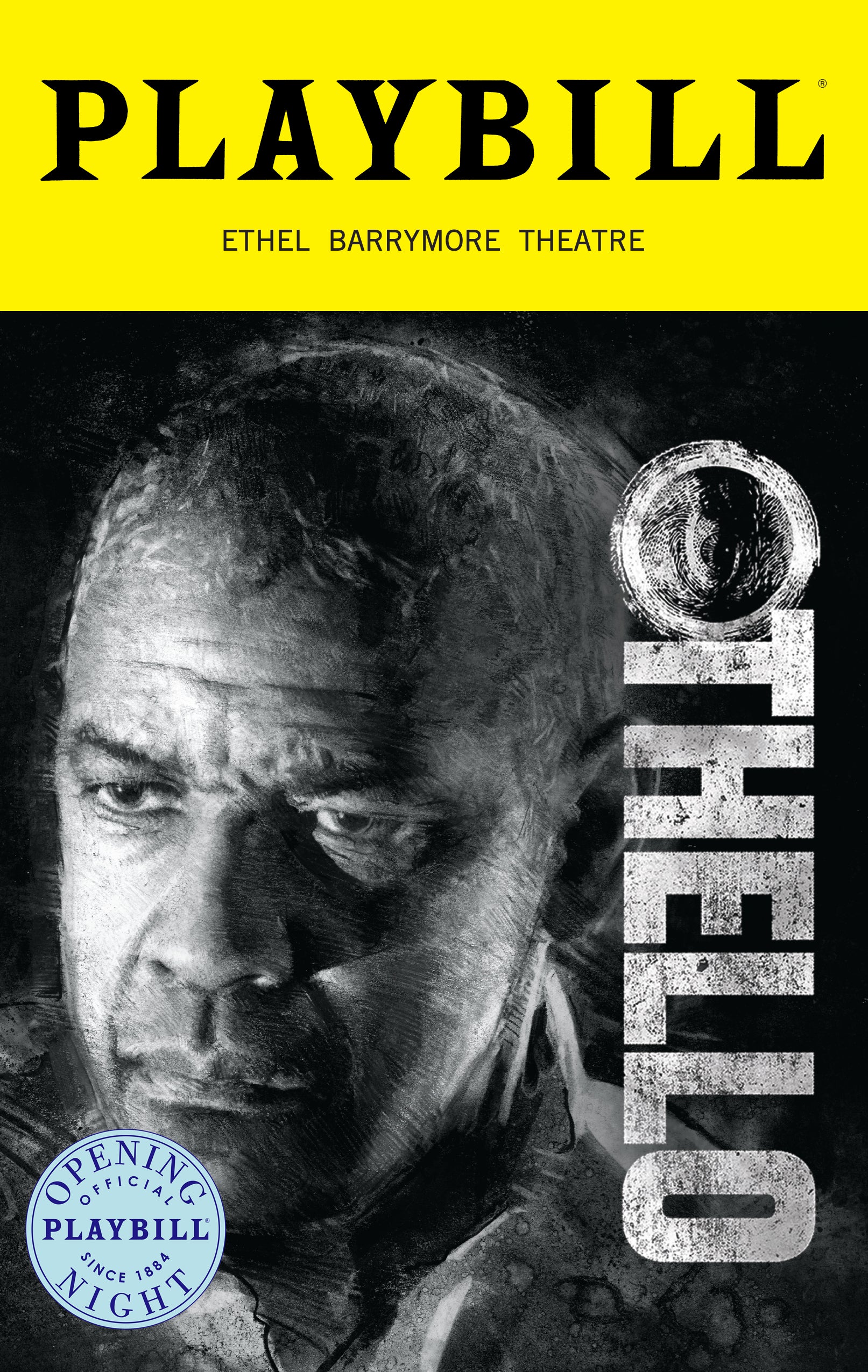 Othello 2025 Limited Edition Official Opening Night Playbill - Cover Combo