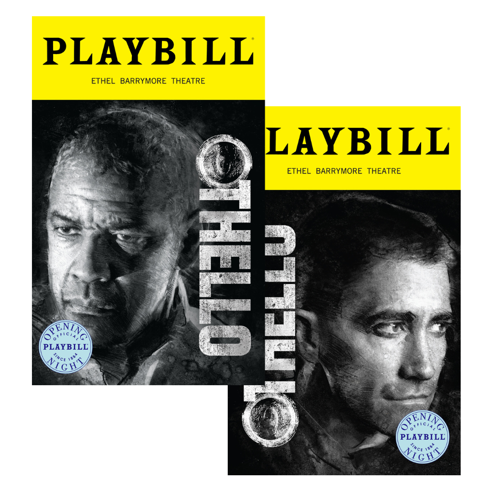 Othello 2025 Limited Edition Official Opening Night Playbill - Cover Combo