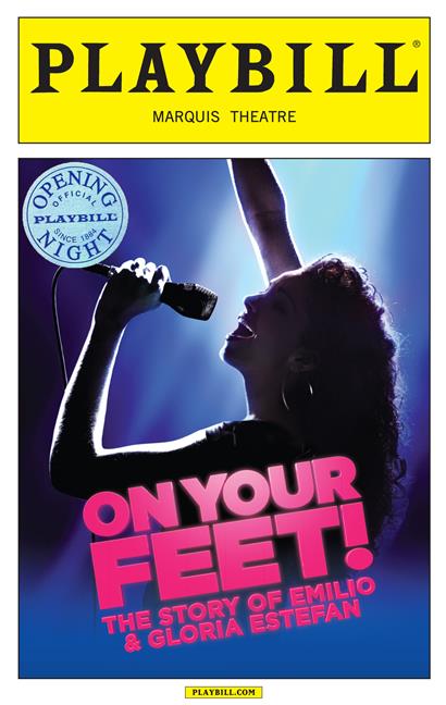 On Your Feet! Limited Edition Official Opening Night Playbill