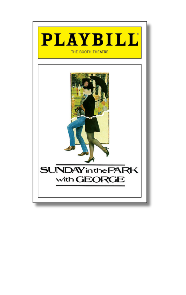 Sunday in the Park with George Playbill Sticker