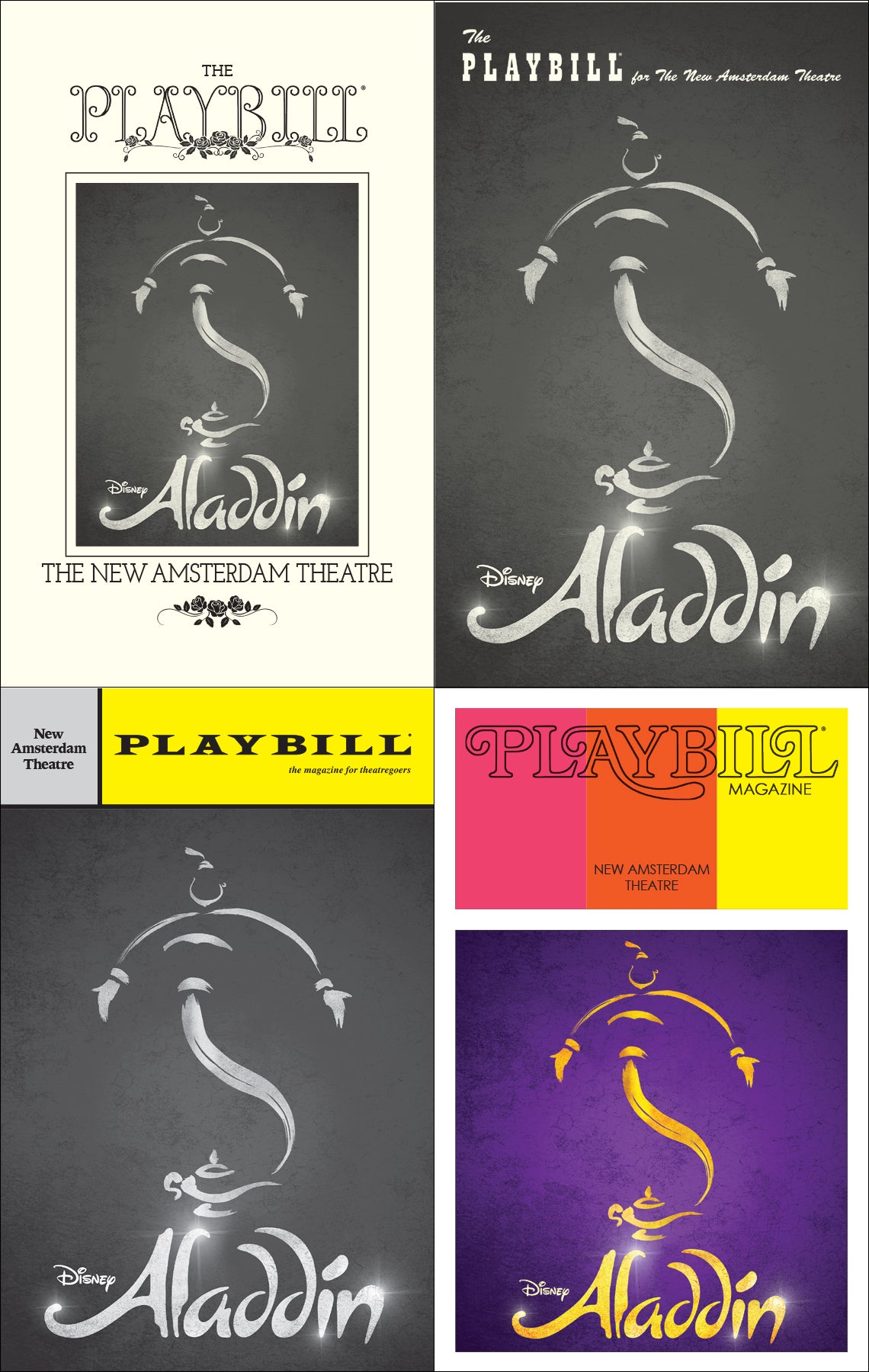 Aladdin 140th Anniversary Legacy 4 Covers Sticker Set