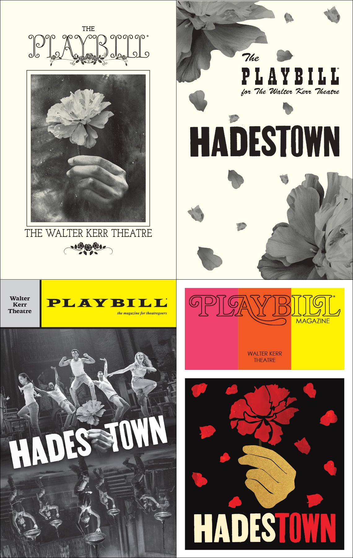 Hadestown 140th Anniversary Legacy 4 Covers Sticker Set