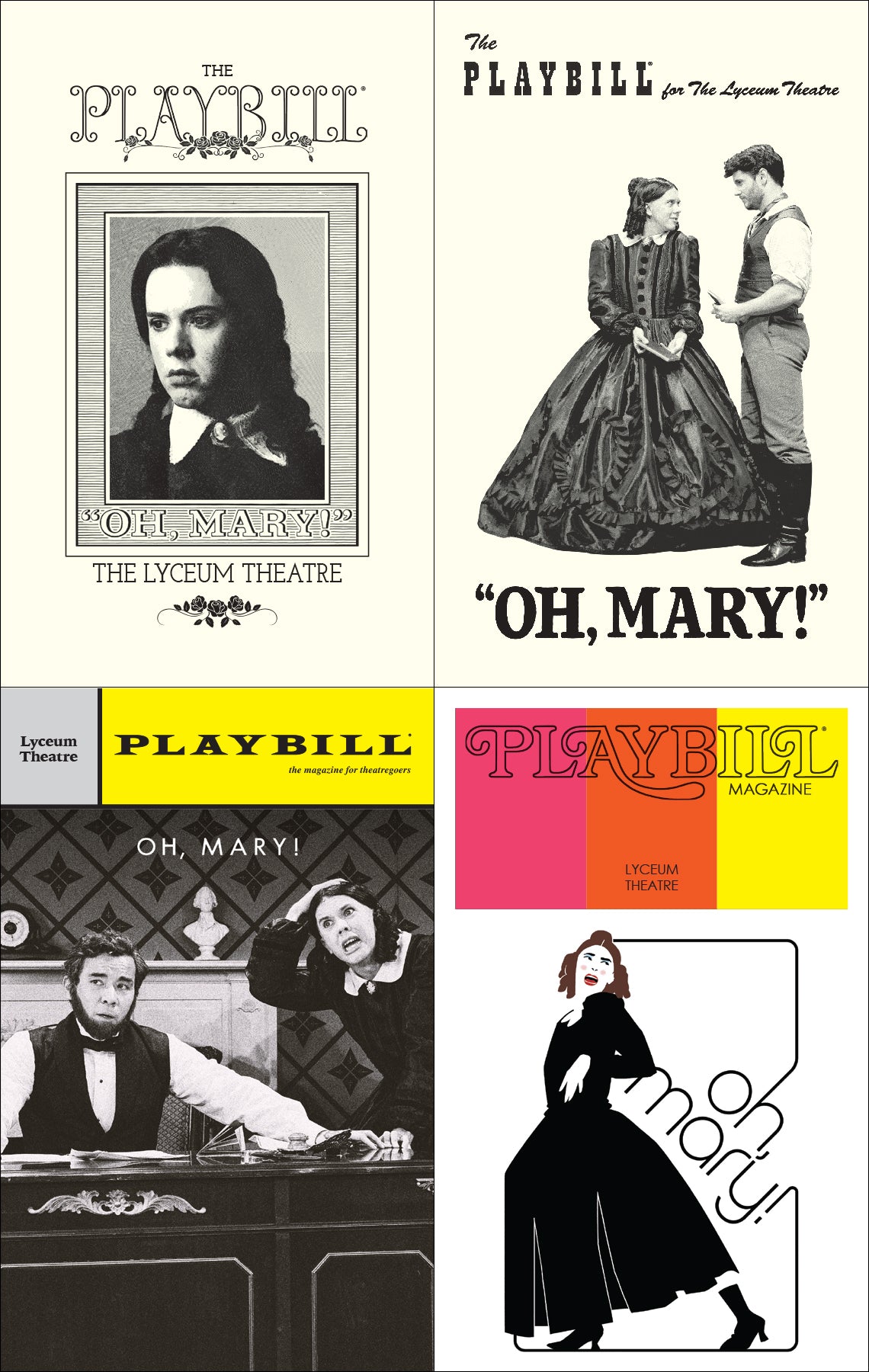 Oh, Mary! 140th Anniversary Legacy Four Covers Sticker Set