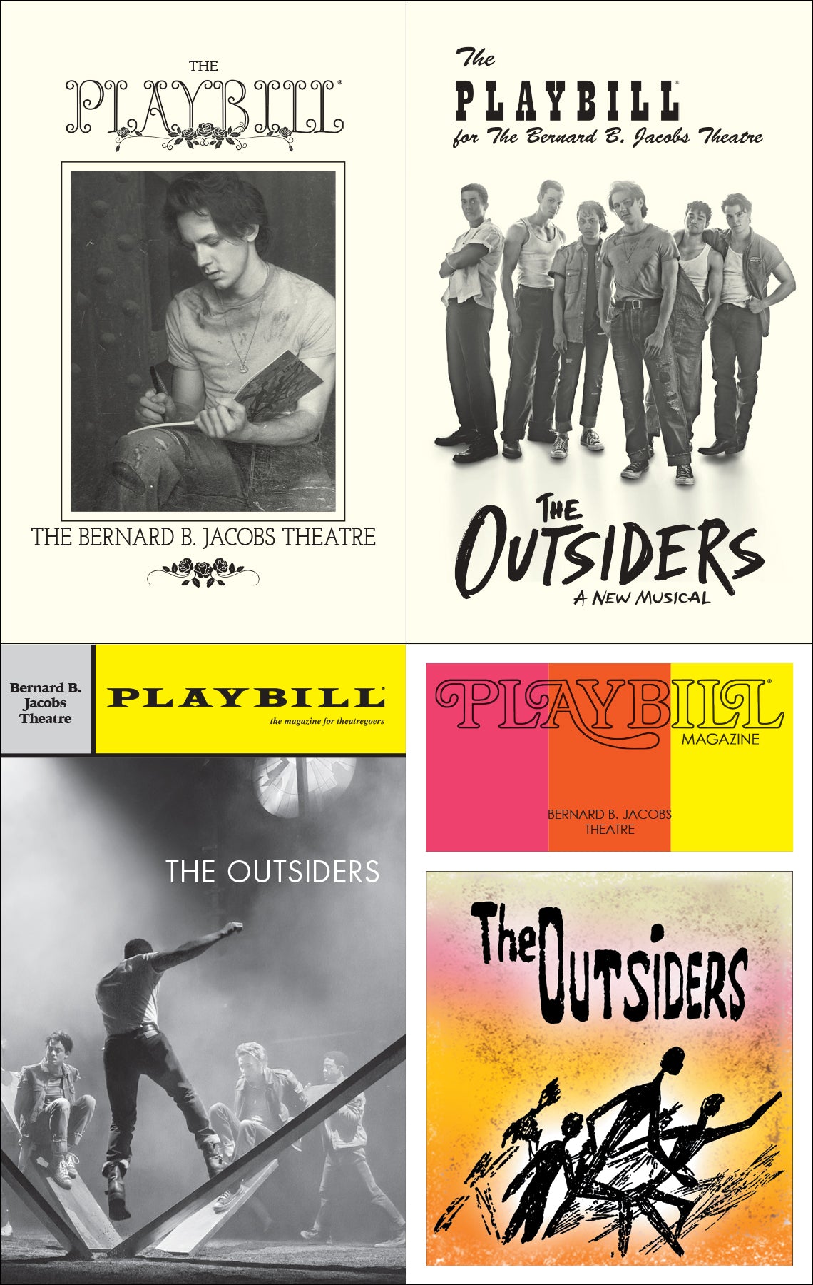 The Outsiders 140th Anniversary Legacy Four Covers Sticker Set